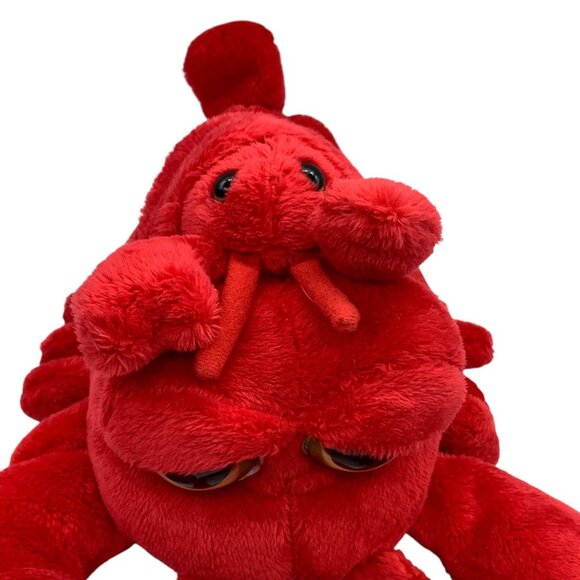 The Petting Zoo Red Lobster Plush Toy Set Mom & Baby Stuffed Animal 14" Long - Picture 7 of 10